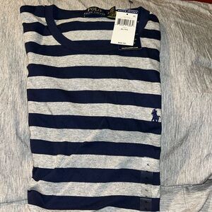 Gray and Blue XL/TG Polo T-shirt Short Sleeve